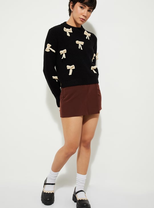 URB_N Women 3D Bow Sweater