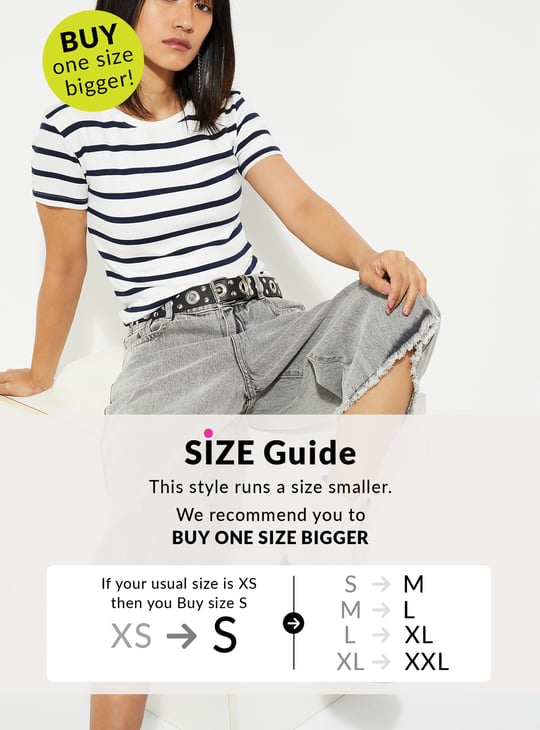 URB_N Women Striped T-shirt