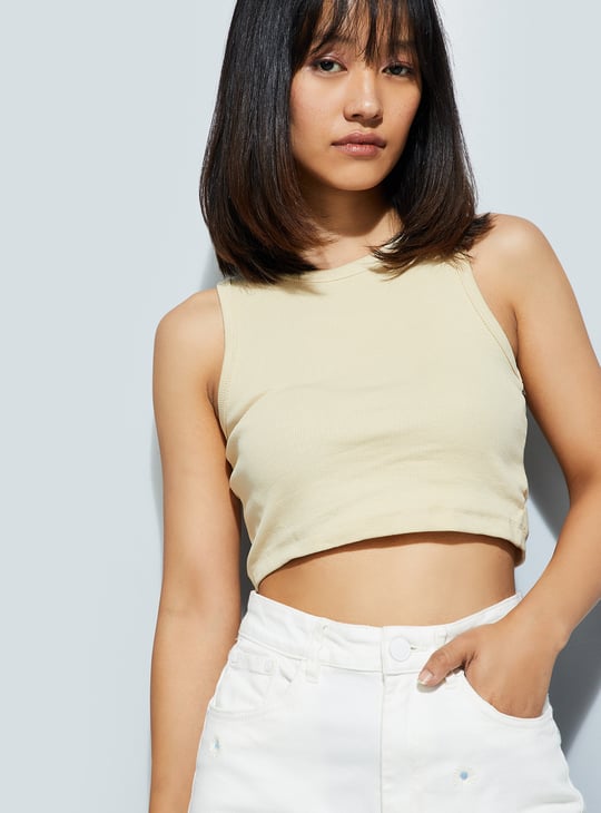 URB_N Women Ribbed Tank Top