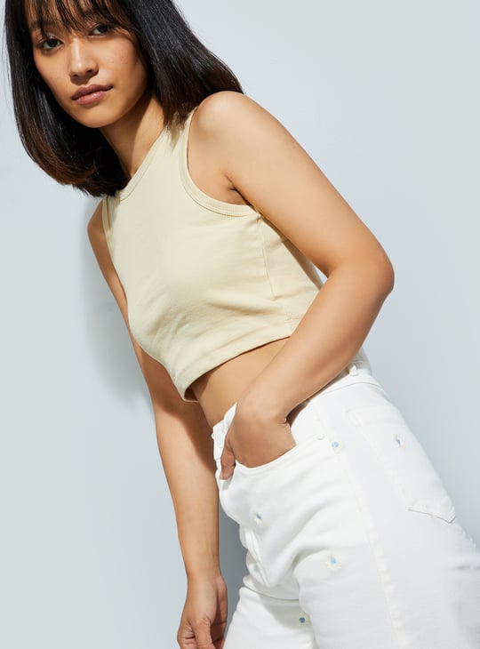 URB_N Women Ribbed Tank Top