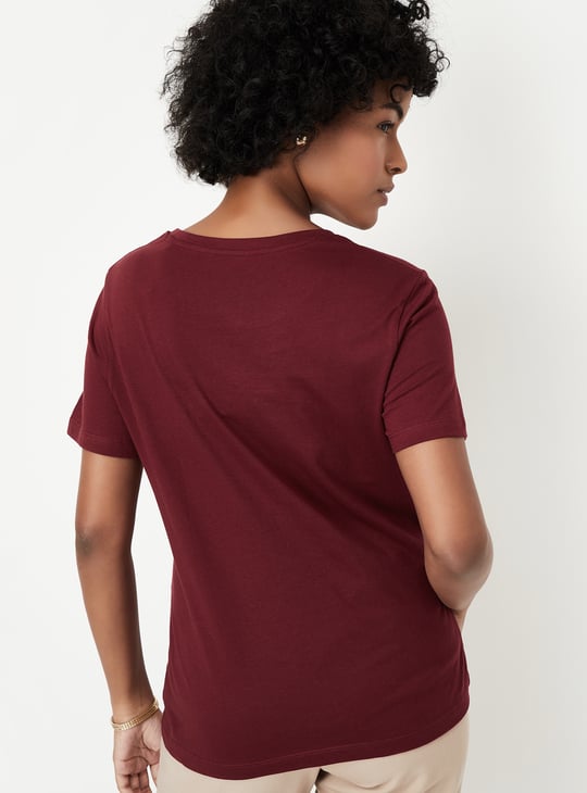 Women Typographic Printed T-shirt