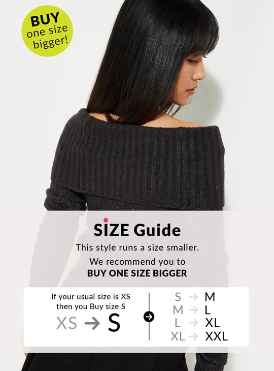 URB_N Women Off-Shoulder Sweater