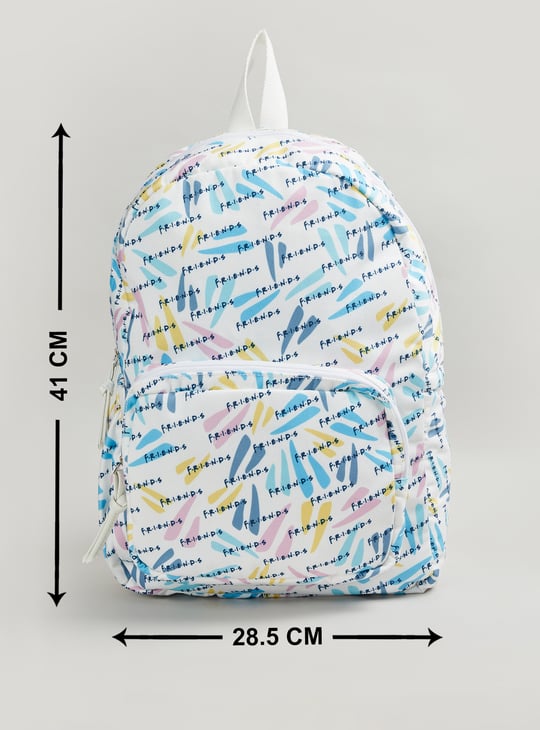 Women Friends Print Backpack