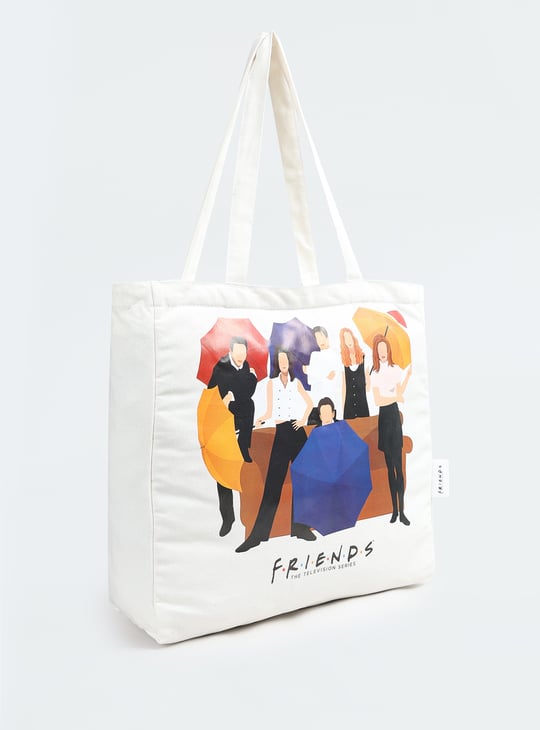 Women Friends Print Shopper Bag