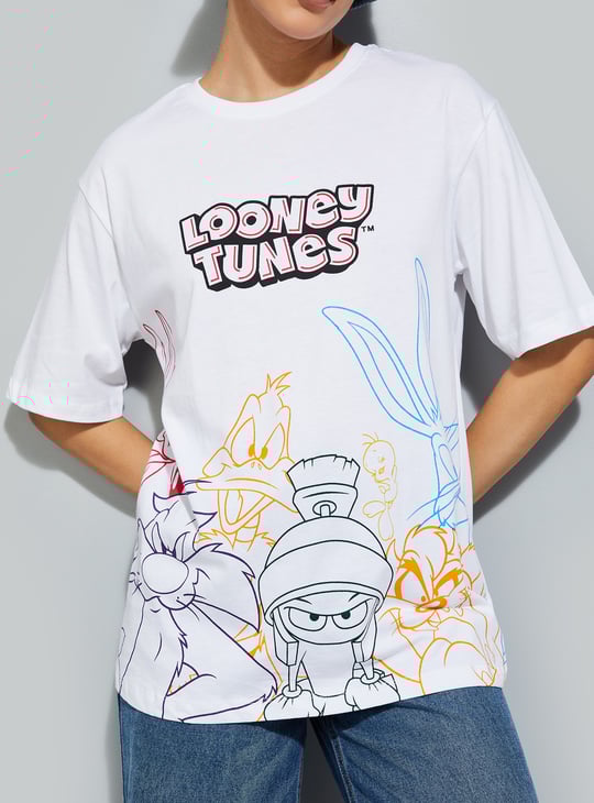 URB_N Women Boxy Fit Looney Tunes T-shirt