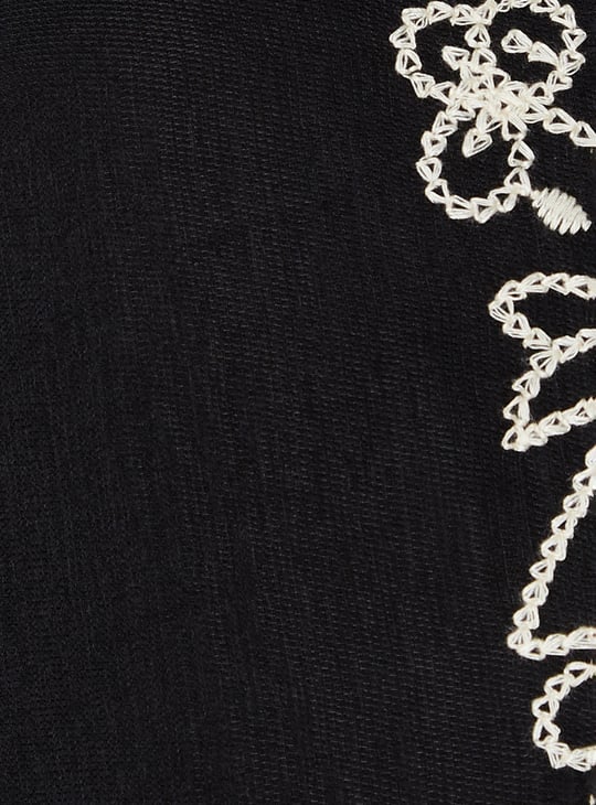 Women Embroidered Midi Dress