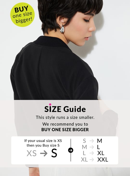 URB_N Women Solid Bomber Jacket