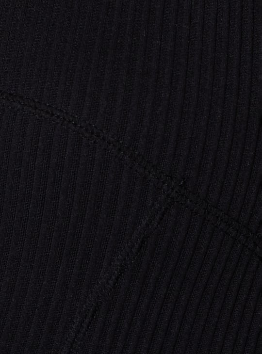 Women Ribbed Cropped Jacket