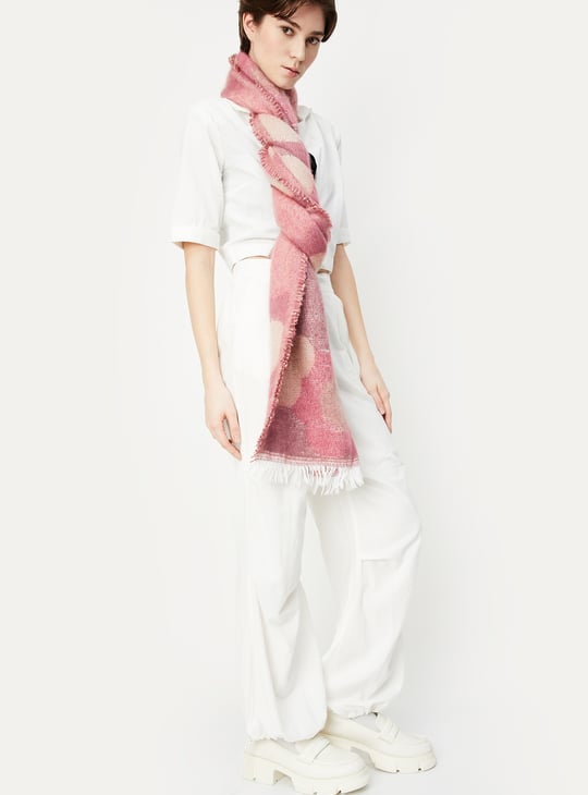 Women Floral Muffler