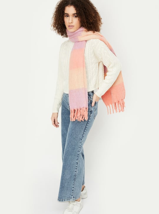 Women Colourblocked Mufflers