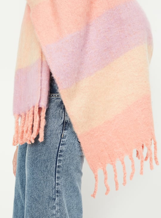 Women Colourblocked Mufflers