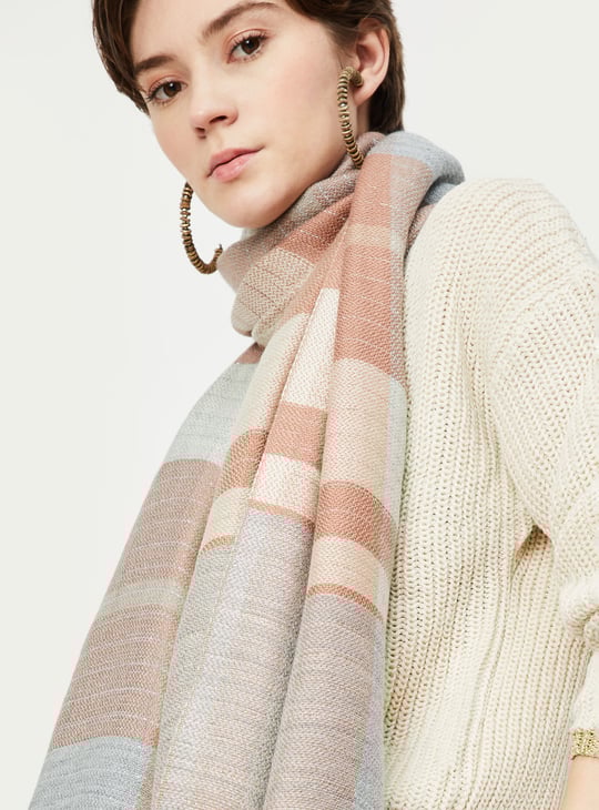 Women Checked Muffler