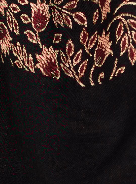 Women Woven Tasseled Stole