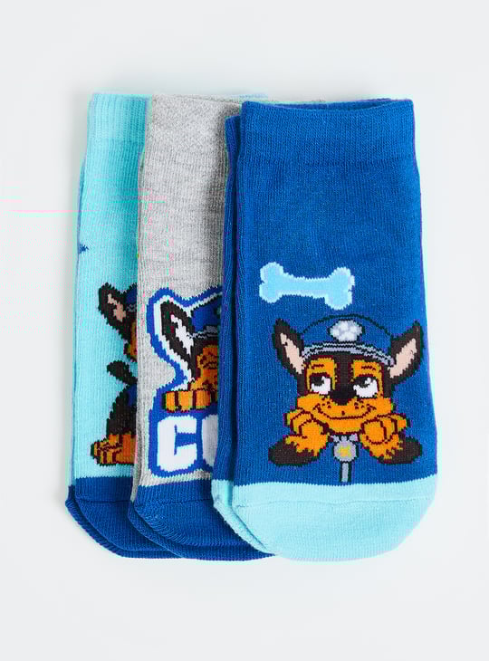 Boys Paw Patrol Ankle-length Socks - Pack of 3