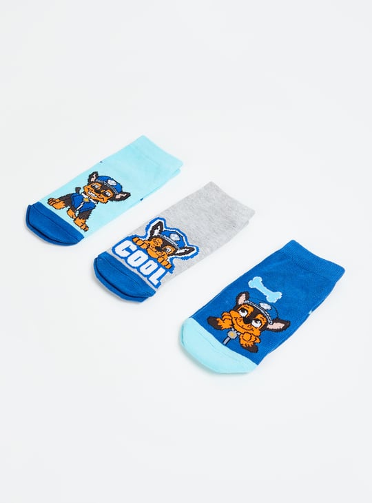 Boys Paw Patrol Ankle-length Socks - Pack of 3
