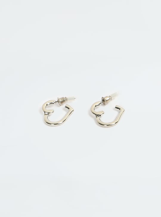 Women Half Hoop Earrings - Pack of 3