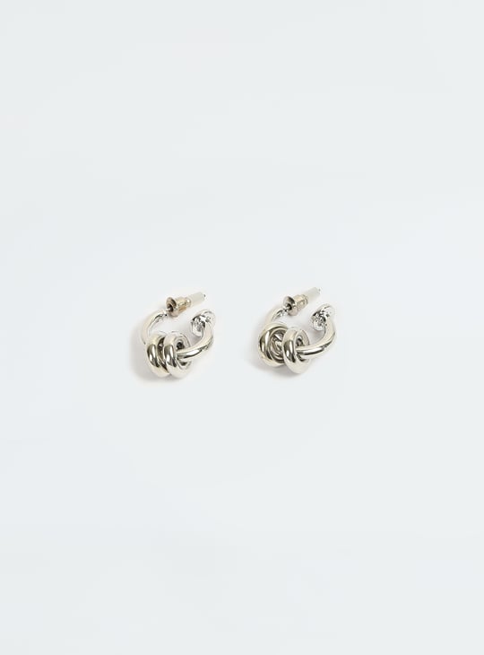 Women Half Hoop Earrings - Pack of 3