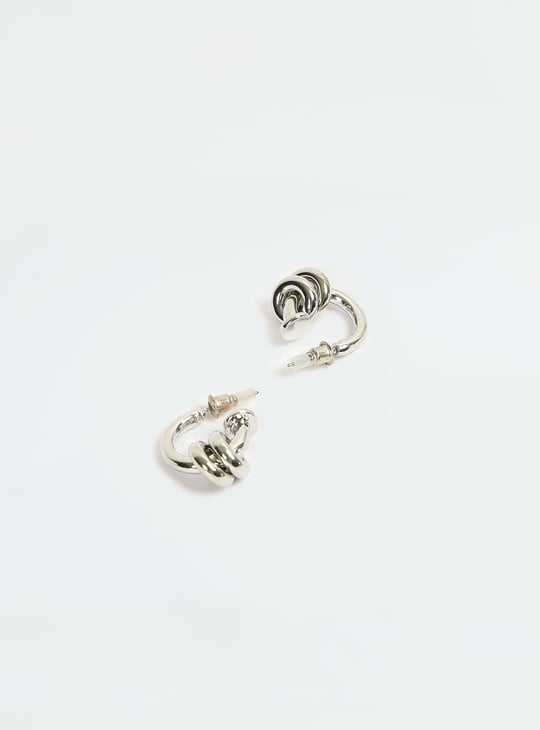 Women Half Hoop Earrings - Pack of 3