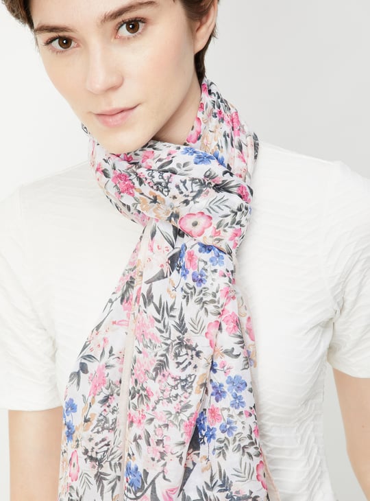 Women Floral Printed Scarf
