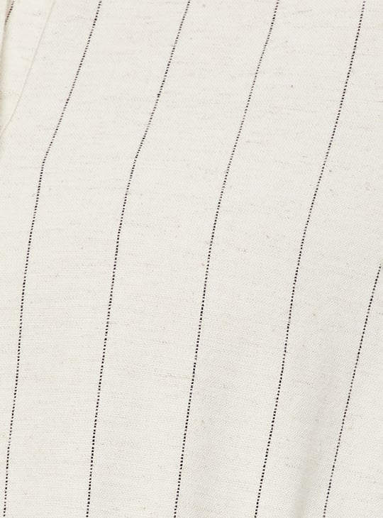 Women Striped Shirt Dress