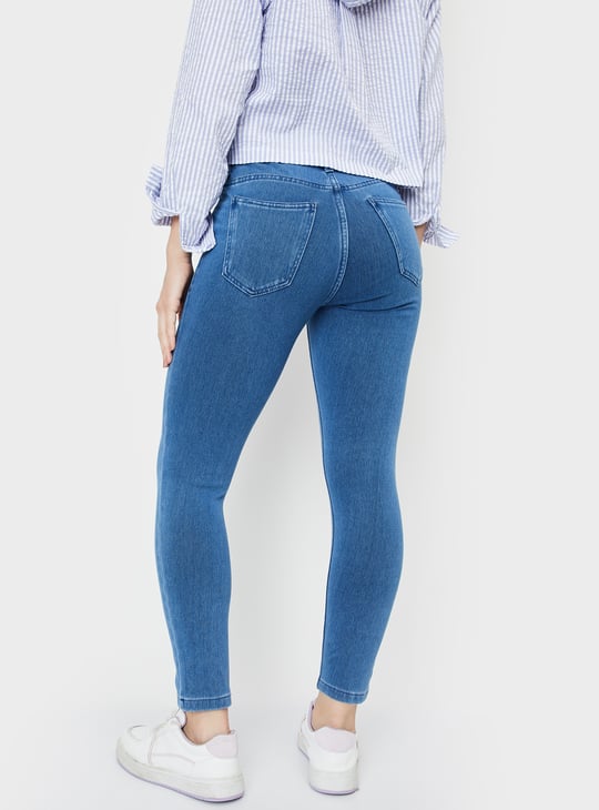 Women Washed Jeggings