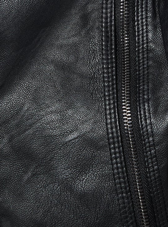 URB_N Women Ribbed Biker Jacket