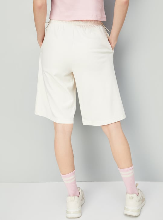 Women Solid Athleisure Bermuda Shorts