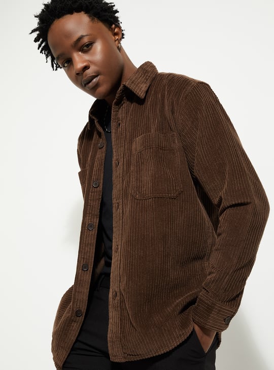 URB_N Men Corduroy Overshirt