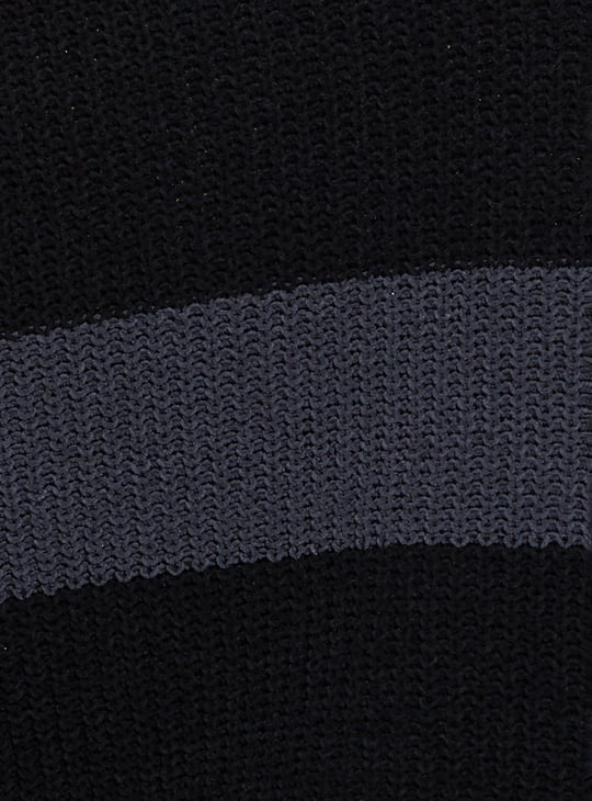 URB_N Men Oversized Striped Sweater