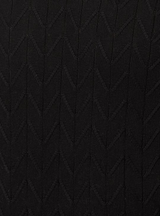 Men Chevron Knit Sweater