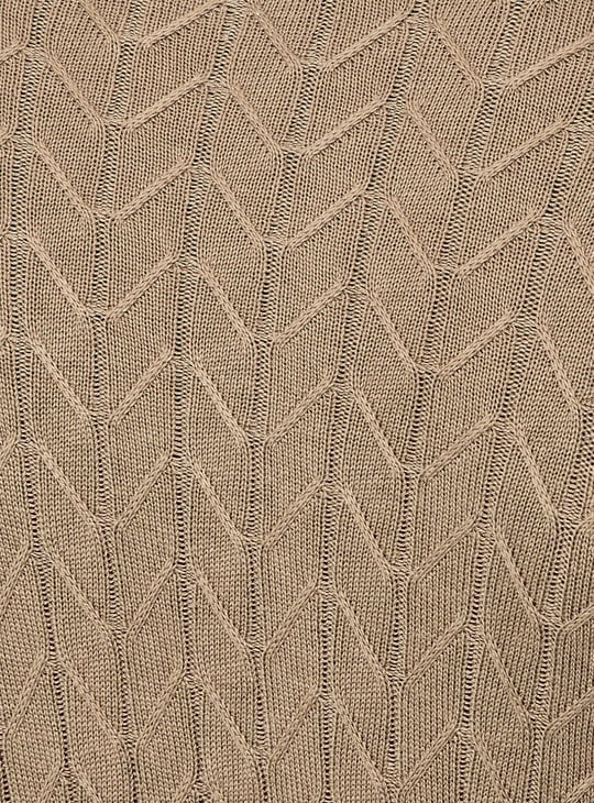 Men Chevron Knit Sweater