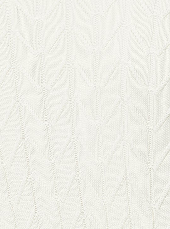 Men Chevron Knit Sweater