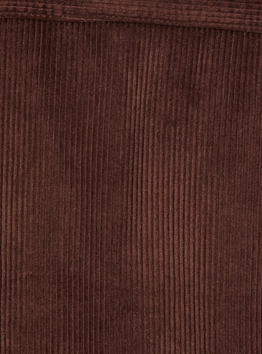 URB_N Men Corduroy Jacket with Sherpa Collar