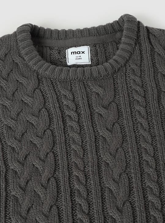 Boys Cable Knit Sweater