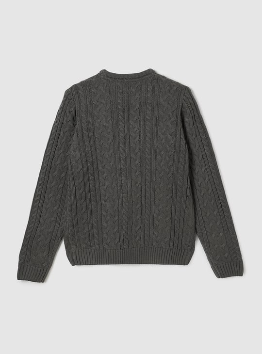 Boys Cable Knit Sweater