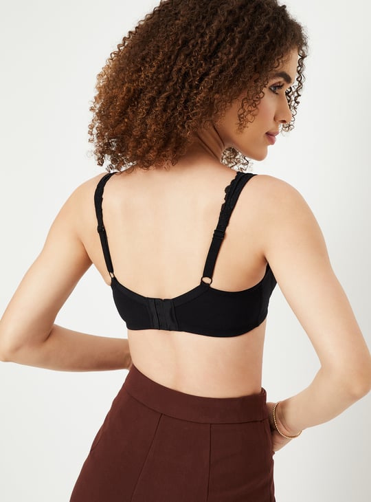 Women Lace Strap Padded Bra