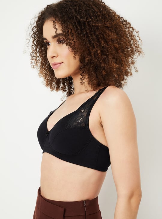 Women Lace Strap Padded Bra