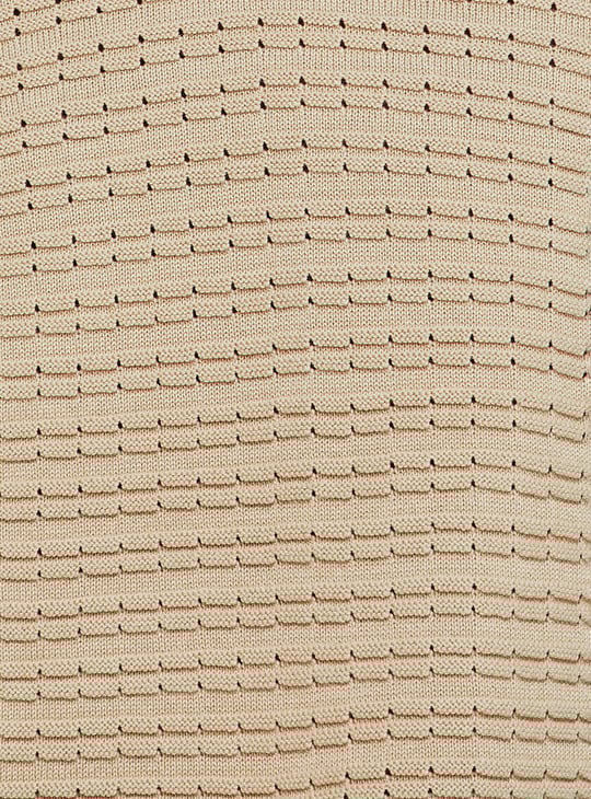 URB_N Men Oversized Knit Polo T-shirt