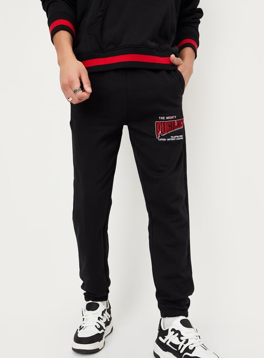 Men Printed Athleisure Joggers