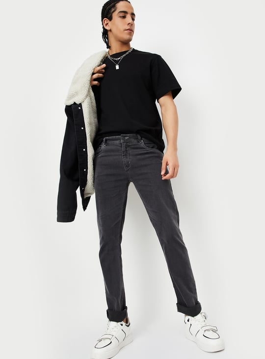 Men Washed Regular Fit Jeans