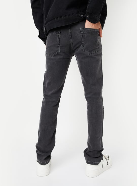 Men Washed Regular Fit Jeans