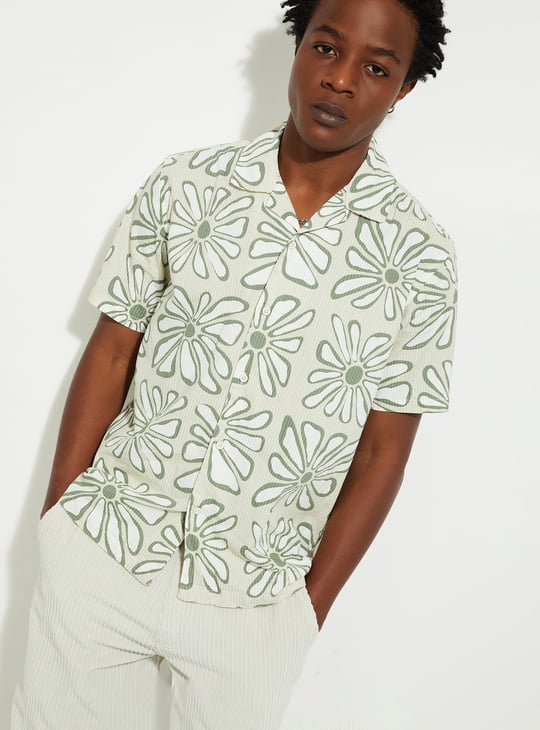 Buy URB_N Men Printed Resort Shirt Online at just Rs. 899.0