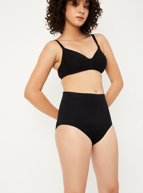 Women Solid High Waist Panty