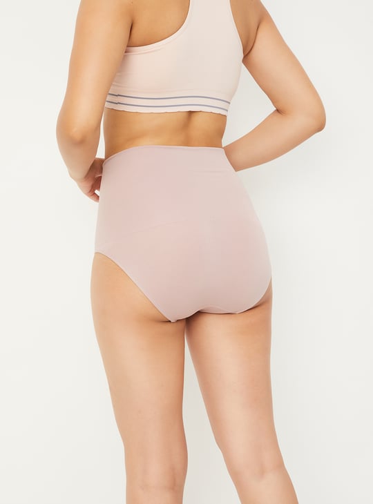 Women Solid High Waist Panty