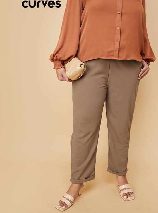 Kalki x Max Women Solid Knit Trousers