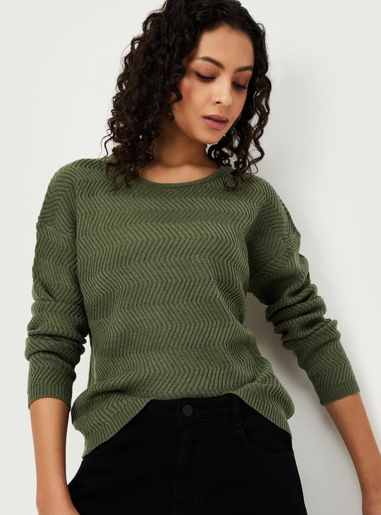 Women Textured Knit Top