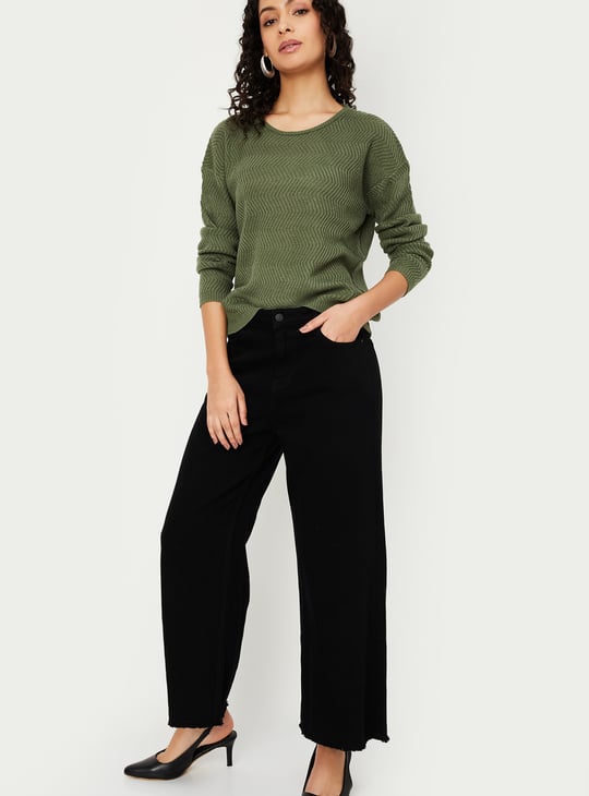 Women Textured Knit Top