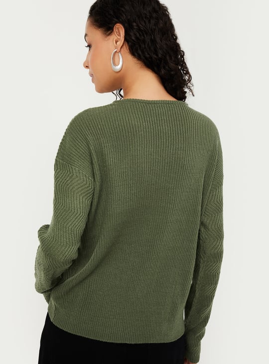 Women Textured Knit Top