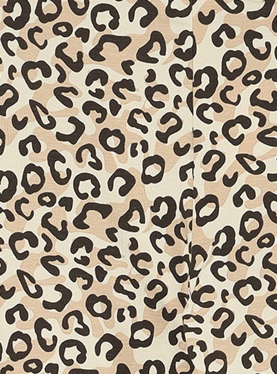 Girls Animal Print Full-Length Leggings