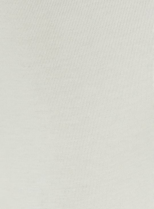 Girls Solid Full-Length Leggings